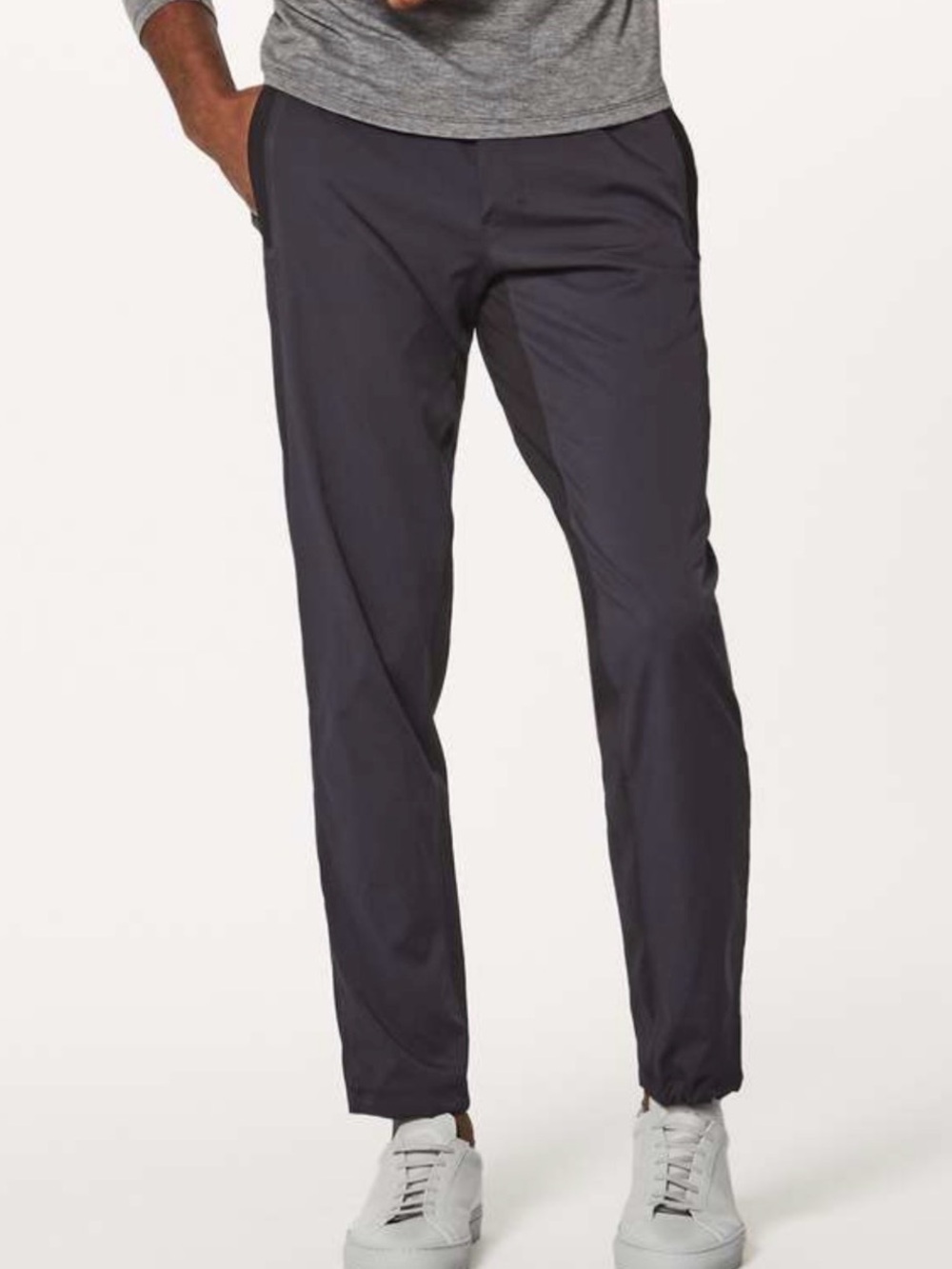 LULULEMON Men’s Great Wall Pants Joggers Athletic Gray Black Trousers Size Small